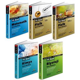 11. Sınıf Fizik Kimya Biyoloji Matematik Soru Bankası Seti Aydın Yayınları