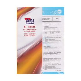 11.Sınıf İnkılap Tarihi Efsane Çek Kopart Yaprak Test-Açı Yayınları