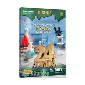 11. Sınıf Kimya 24 Adımda Özel Konu Anlatımlı Soru Bankası Sınav Yayınları