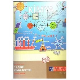 11. Sınıf Kimya Defteri Pandül Yayınları