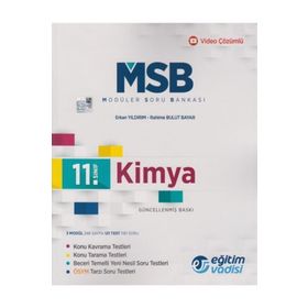 11. Sınıf Kimya Güncel MSB Modüler Soru Bankası-Eğitim Vadisi Yayınları
