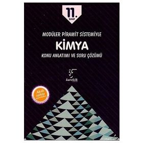 11. Sınıf Kimya Konu Anlatımı ve Soru Çözümü Karekök Yayınları