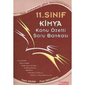 11.Sınıf Kimya Konu Özetli Soru Bankası / Fuat Ertuğrul / Esen Yayıncılık -