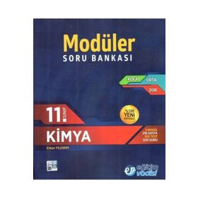 11. Sınıf Kimya Modüler Soru Bankası Eğitim Vadisi Yayınları
