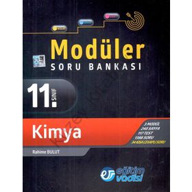 11. Sınıf Kimya Modüler Soru Bankası Eğitim Vadisi Yayınları