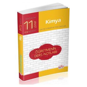 11. Sınıf Kimya Öğretmenin Ders Notları Editör Yayınları