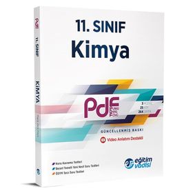 11.Sınıf Kimya PDF Eğitim Vadisi Yayınları