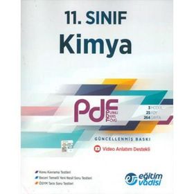 11.Sınıf Kimya PDF Eğitim Vadisi Yayınları