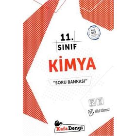 11 Sınıf Kimya Soru Bankası Kafadengi Yayınları