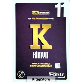 11. Sınıf Kimya Soru Bankası Sınav Dergisi Yayınları