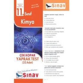 11. Sınıf Kimya Yaprak Test-Sınav Yayınları