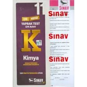 11. Sınıf Kimya Yaprak Test-Sınav Yayınları