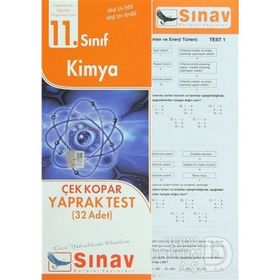 11. Sınıf Kimya Yaprak Test-Sınav Yayınları