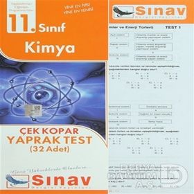 11. Sınıf Kimya Yaprak Test-Sınav Yayınları