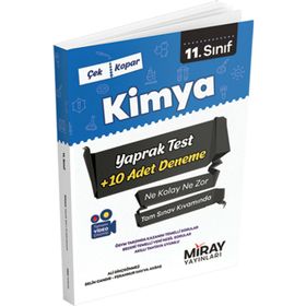 11.Sınıf Kimya Yaprak Testler-Miray Yayınları