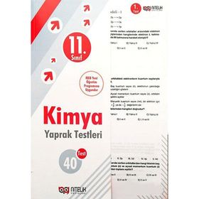11. Sınıf Kimya Yaprak Testleri-Nitelik Yayınları