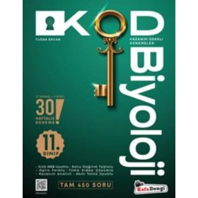 11. Sınıf Kod Biyoloji Kazanım Odaklı Denemeleri - Kafa Dengi Yayınları