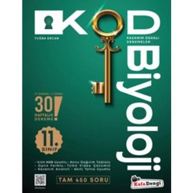11. Sınıf Kod Biyoloji Kazanım Odaklı Denemeleri - Kafa Dengi Yayınları