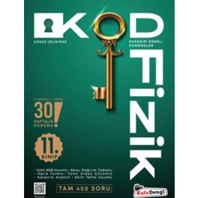 11. Sınıf Kod Fizik Kazanım Odaklı Denemeleri Kafa Dengi Yayınları