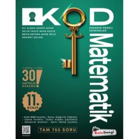 11. Sınıf Kod Matematik Kazanım Odaklı Denemeleri Kafa Dengi Yayınları