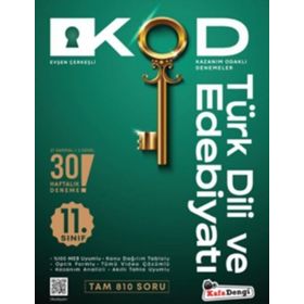 11. Sınıf Kod Türk Dili ve Edebiyatı Kazanım Odaklı Denemeleri Kafa Dengi Yayınları