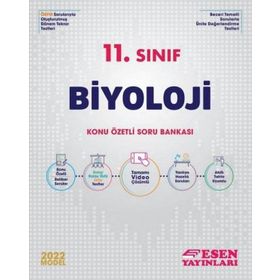 11. Sınıf Konu Özetli Soru Bankası Biyoloji Seti-Esen Yayınları