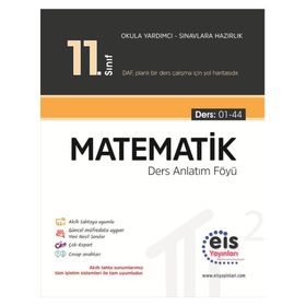 11. Sınıf Matematik DAF Ders Anlatım Föyleri 1-48-Eis Yayınları
