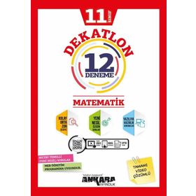 11. Sınıf Matematik Dekatlon 12 Deneme-Ankara Yayınları