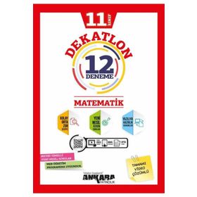 11. Sınıf Matematik Dekatlon 12 Deneme-Ankara Yayınları