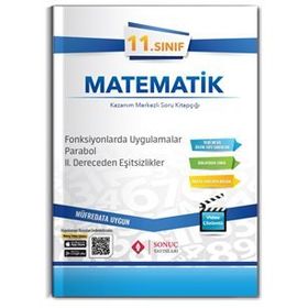 11. Sınıf Matematik Fonksiyonlarda Uygulamalar Parabol 2. Dereceden Eşitsizlikler Kazanım Merkezli Soru Kitapçığı-Sonuç Yayınları