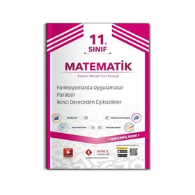 11. Sınıf Matematik Fonksiyonlarda Uygulamalar-Parabol - 2. Dereceden Eşitsizlikler Soru Bankası Sonuç Yayınları