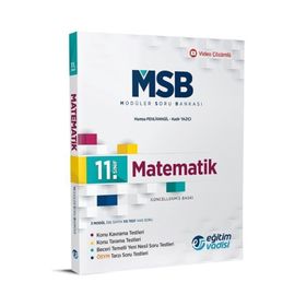 11. Sınıf Matematik Güncel MSB Modüler Soru Bankası-Eğitim Vadisi Yayınları