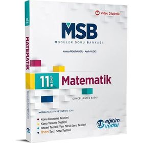 11. Sınıf Matematik Güncel MSB Modüler Soru Bankası-Eğitim Vadisi Yayınları
