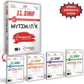 11. Sınıf Matematik Kademeli İlerleme Fasikülleri Soru Bankası Seti-Rasyonel Navigasyon Yayınları