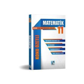 11.Sınıf Matematik Konu Özetli E Kare Yayınları