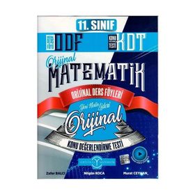 11. Sınıf Matematik ODF KDT Orijinal Ders Föyleri Konu Değerlendirme Testleri - Orjinal Yayınları