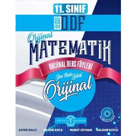 11. Sınıf Matematik ODF KDT Orijinal Ders Föyleri Konu Değerlendirme Testleri - Orjinal Yayınları