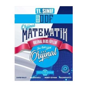 11. Sınıf Matematik ODF KDT Orijinal Ders Föyleri Konu Değerlendirme Testleri - Orjinal Yayınları