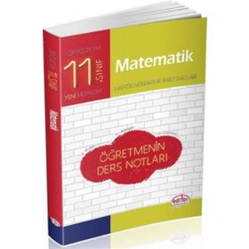 11. Sınıf Matematik Öğretmenin Ders Notları Editör Yayınları