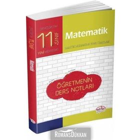 11. Sınıf Matematik Öğretmenin Ders Notları Editör Yayınları
