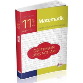 11. Sınıf Matematik Öğretmenin Ders Notları Editör Yayınları