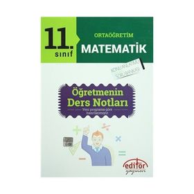 11. Sınıf Matematik Öğretmenin Ders Notları - İdris Doğan