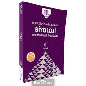 11.Sınıf Modüler Piramit Sistemiyle Biyoloji Konu Anlatımı ve Soru Çözümü Karekök Yayınları