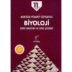 11.Sınıf Modüler Piramit Sistemiyle Biyoloji Konu Anlatımı ve Soru Çözümü Karekök Yayınları