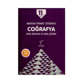 11.Sınıf Modüler Piramit Sistemiyle Coğrafya Konu Anlatımı ve Soru Çözümü Karekök Yayınları
