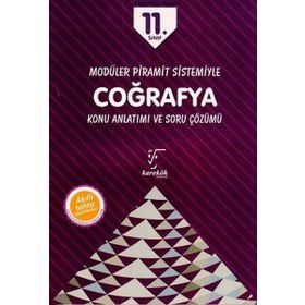 11.Sınıf Modüler Piramit Sistemiyle Coğrafya Konu Anlatımı ve Soru Çözümü Karekök Yayınları
