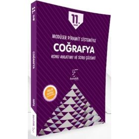 11.Sınıf Modüler Piramit Sistemiyle Coğrafya Konu Anlatımı ve Soru Çözümü Karekök Yayınları