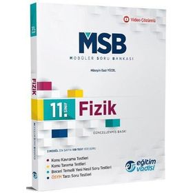 11.Sınıf Modüler Soru Bankası Fizik - Eğitim Vadisi Yayınları