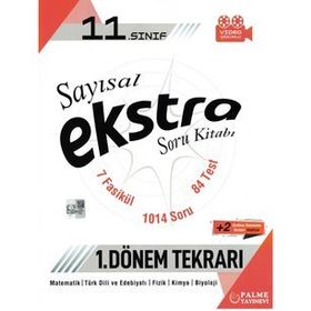 11. Sınıf Sayısal 1. Dönem Tekrarı Ekstra Soru Bankası Palme Yayınları