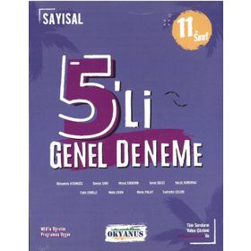 11. Sınıf Sayısal 5 Deneme-Okyanus Yayınları